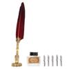 Feather Pen Fluent Comfortable Writing Vintage Elegance Exquisite Workmanship Quill Feather Pen for Gifts