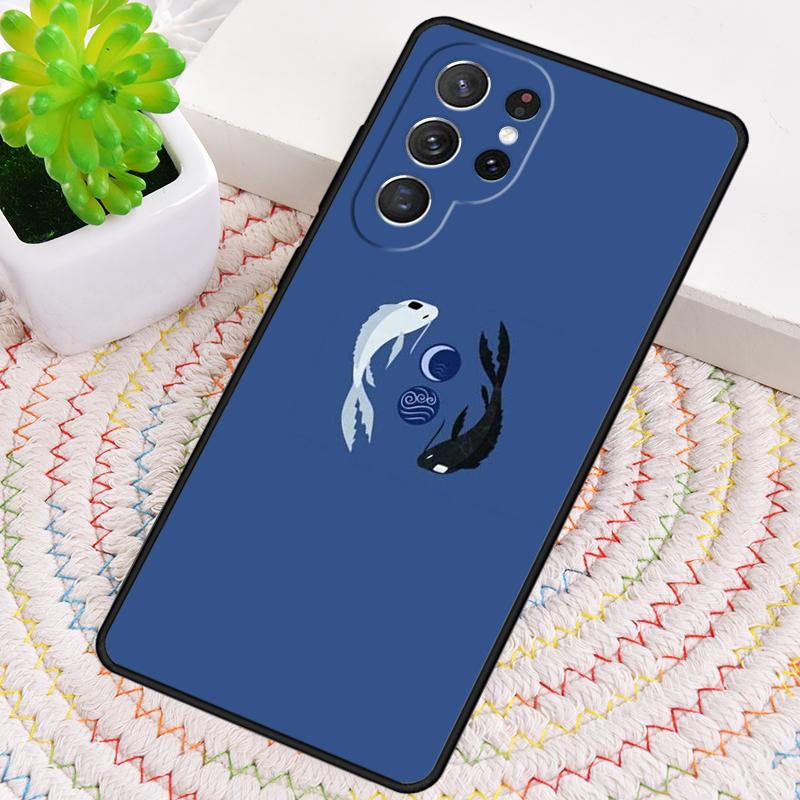 Koi Fish Yin Yang Silicone Phone Case For Samsung Galaxy Note 10 Pro S26 S25 S24 S23 S22 S21 Plus S25Ultra Capa Cover