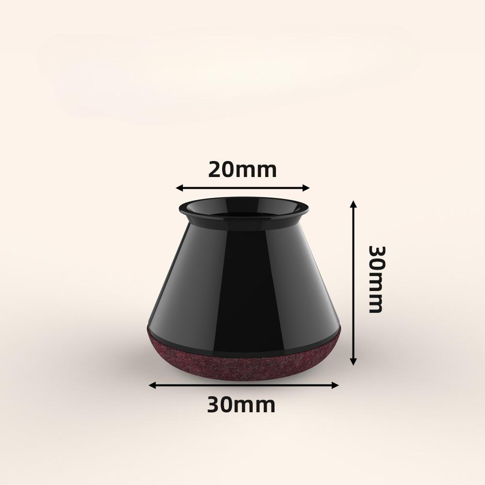 8/24 Pcs Chair Leg Floor Protectors for Hardwood Floors, Silicone Chair Caps Covers Furniture Pads Sliders Wrapped Felt Bottom