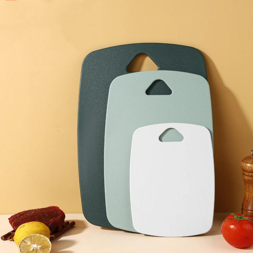 3PCS/SET Thick Double Sided Cutting Board Odor-Resistant Chopping Board PP Cutting Board for Meat