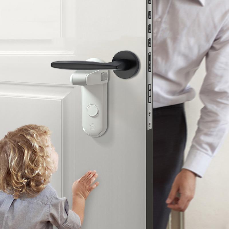 Child Lock Anti-child Opening Device Anti-dog Opening Door Cat Pet Room Door Lock Baby Protection Easy To Install
