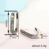 Fashion Copper Alloy Zircon Jewellery Drop Earrings For Women Wedding Party Gifts