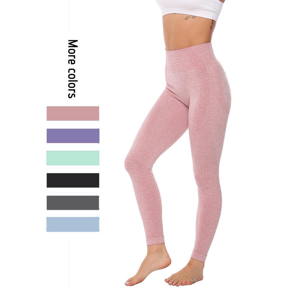 Buy Women Seamless Yoga Leggings High Waisted Athletic Pants Butt Lifting Workout Leggings