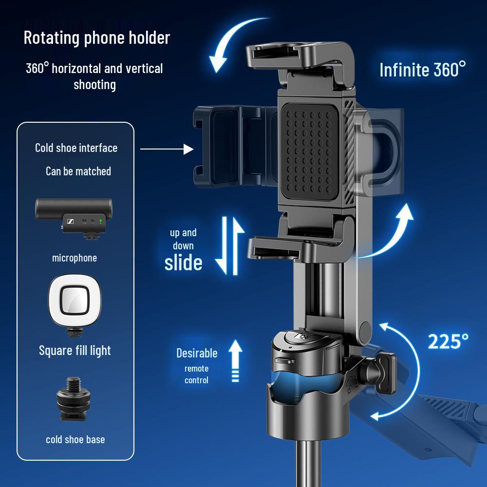 P15Mini 3v1 Bluetooth Selfie tyč: Proti otřesům, zatahovací a přenosný