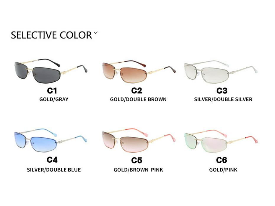Frameless Y2K Sunglasses - Little Red Book Celebrity Style, High-End Feel, 2025 Hot Girl Edition for Women
