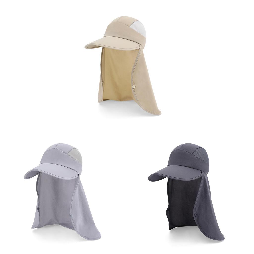 Summer Sun Protection Hat For Women With Wide Brim And Neck Cover Outdoor Uv Guard