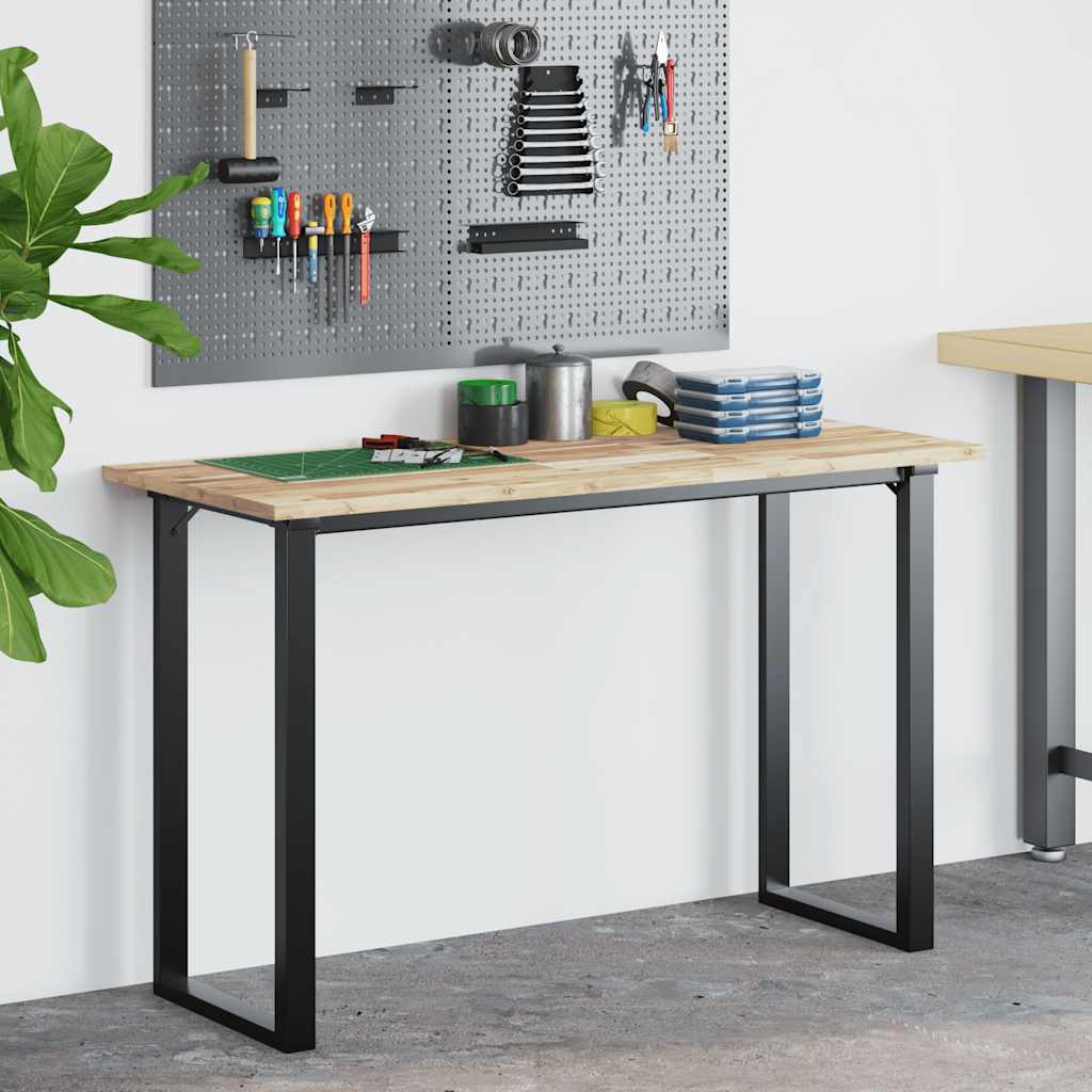 vidaXL Schreibtischplatte Unbehandelt 120x50x2 cm Massivholz Akazie