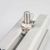 20 Sets Carbon Steel T Slot Drop-in Bolt Silver Hammer Head T-Bolt for 30 Series Aluminum Profile