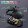 6 Button RGBs Illuminates Corded Mouse 3600DPI Precisions Tracking For Gaming Office Use With AntiSlip Scroll Wheel