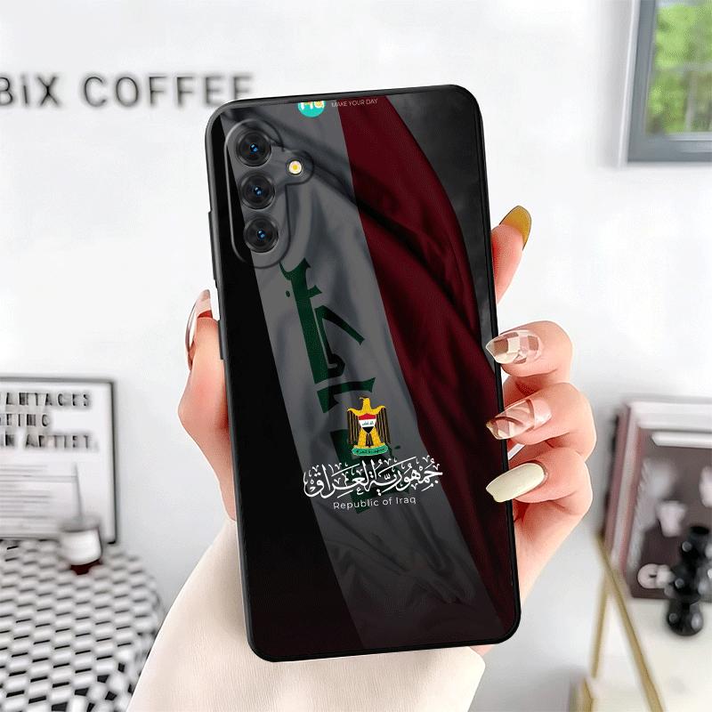 Iraqi Flag Mark Soft Phone Case for Samsung A17 A37 A57 A16 A26 A36 A56 A15 A25 A35 A55 A14 A24 A34 A54 A13 A23 A33 A53 A52 A12
