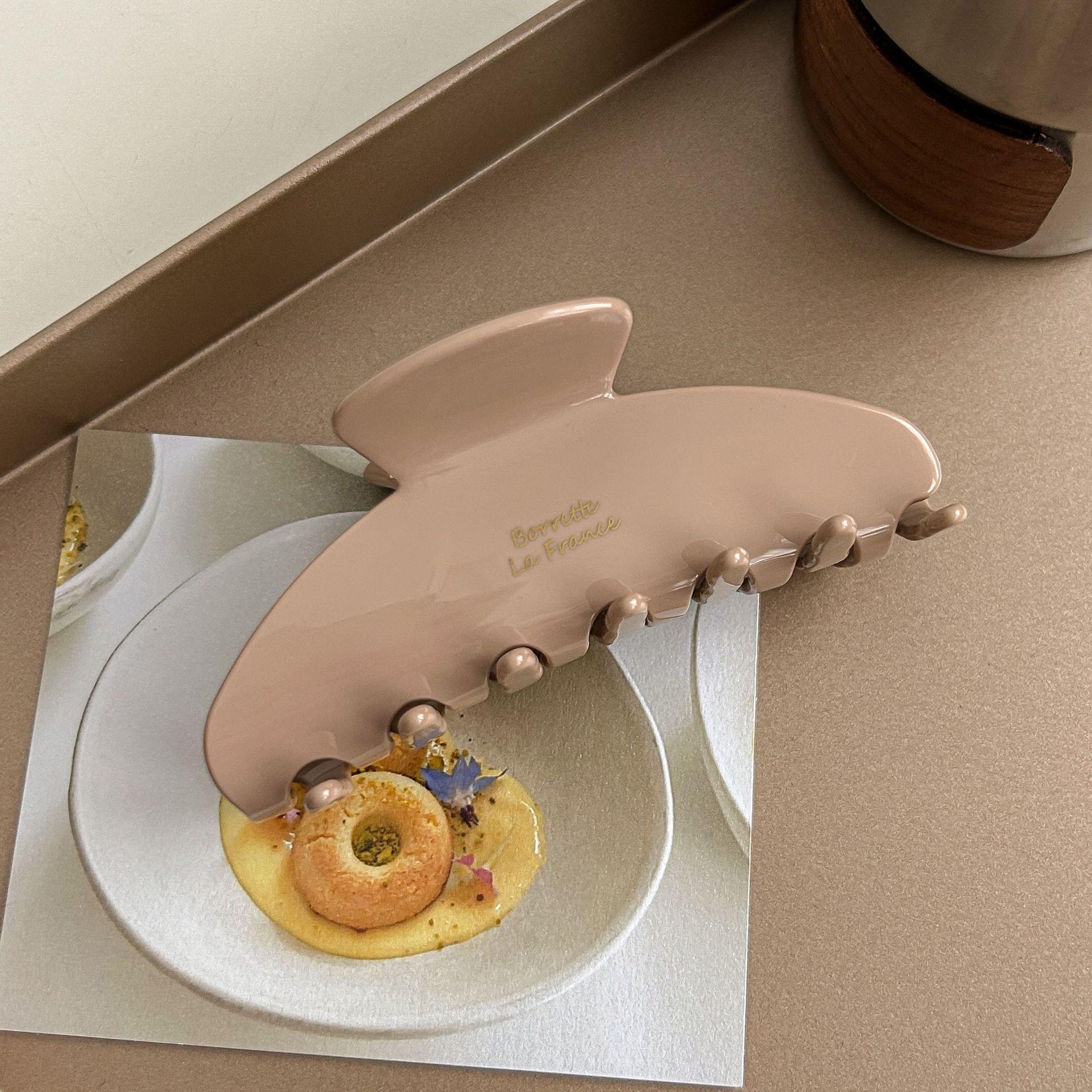 

1 шт. корейский инс осень зима заколка-краб merillard Франция золотая этикетка многоцветный ацетат заколка для волос головной убор большая заколка-акула