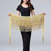 Belly Dance Waist Chain New Glitter Layer Tassel Waist Cover Indian Dance Performance Practice Strap Hip Scarf Skirt Waist Scarf