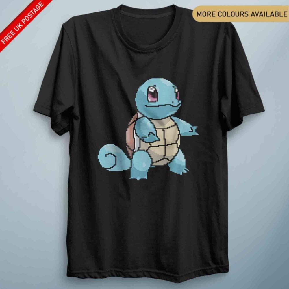Squirtixel Anime T Shirt Adults Kids Unisexga Top Pixel Shirt Birthday Anime Gift