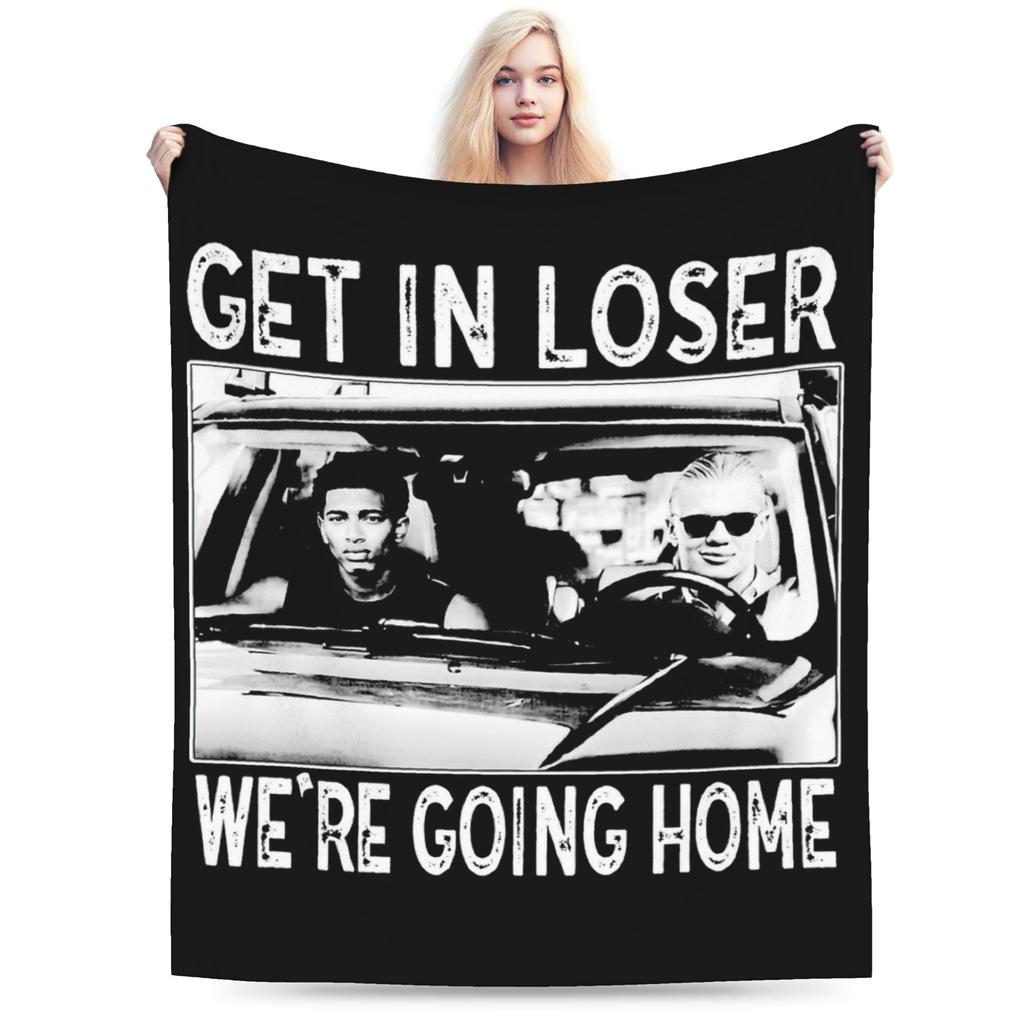 Haaland Jude Get In Loser We're Going Home Judes Bellinghams Blanket Flannel Throw Blanket for Bedding Couch Plush Thin Quilt
