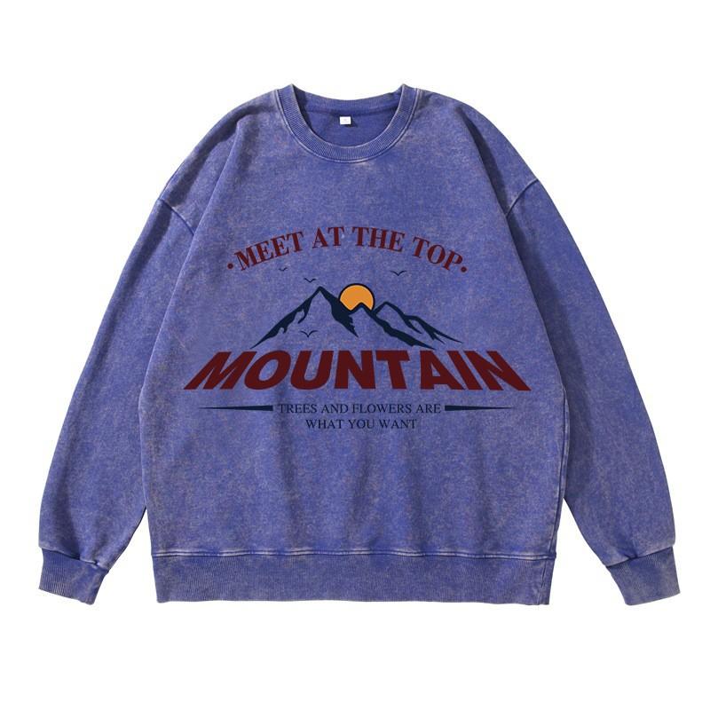 Vintage Sweatshirts Male Washed Cotton Sportswear Spring Autumn Pullovers Casual Hoodie Hip Hop Streetwers