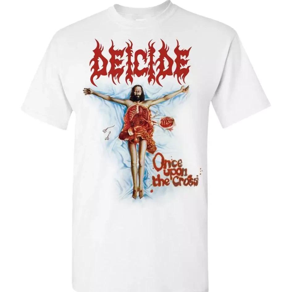 Deicide Once Upon the Cross white T-shirt 2XL