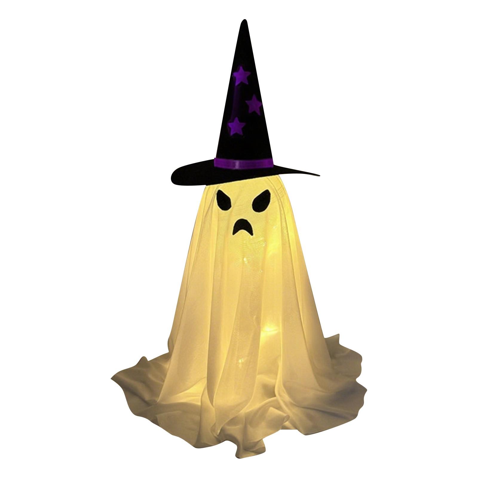 

Хэллоуин Настольное украшение, Хэллоуин Украшение для вечеринки в помещении, Со светодиодной гирляндой с дистанционным управлением, Хэллоуинские огни One Size