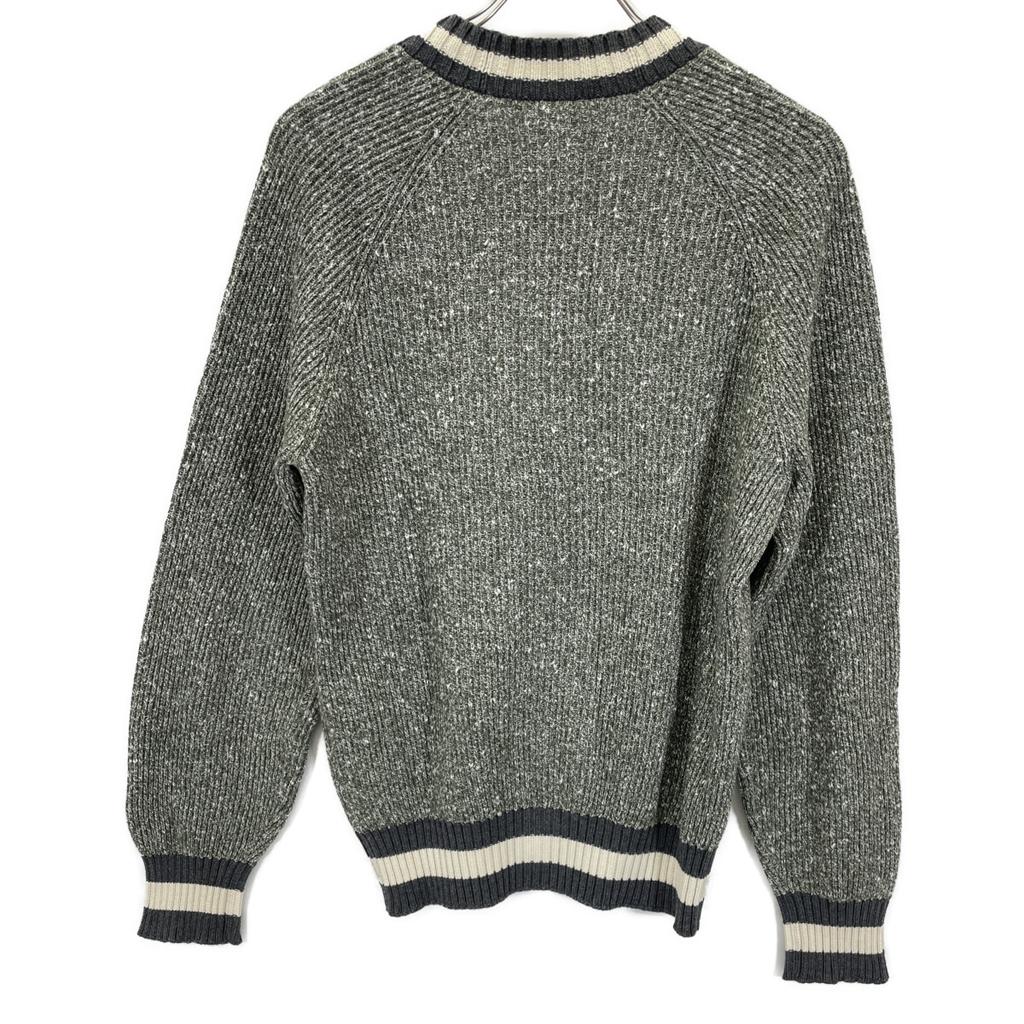 Brunello Cucinelli Green Cotton X Cashmere X Silk X Nylon Button Knit Cardigan Tops 44 Green grayUsed