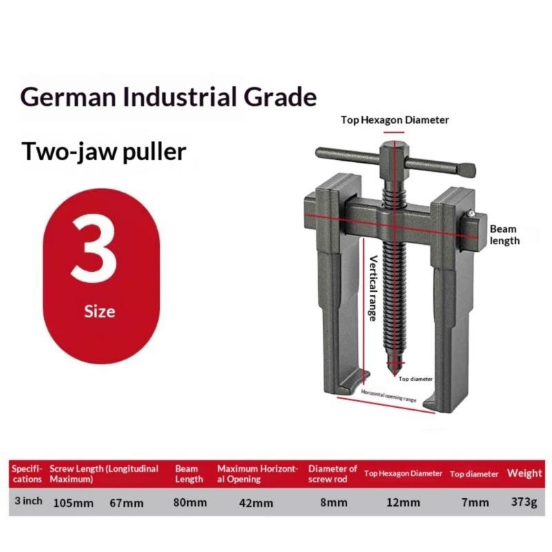Portable Steel Mini Puller 2 Jaw Design for Workshop Applications Removal of Bearing and Wheel Strong Force
