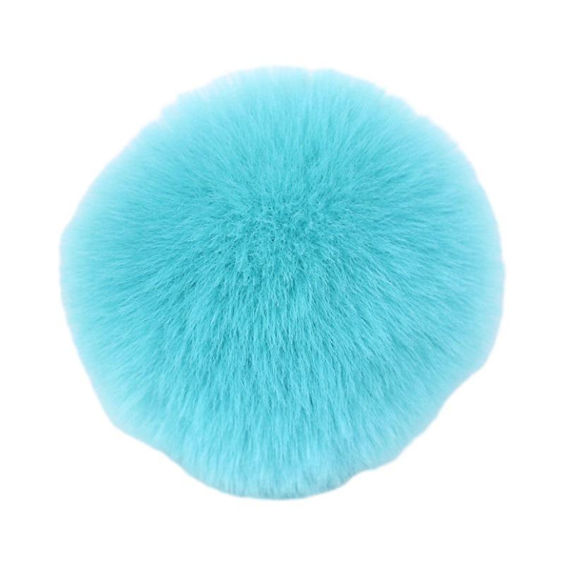 Bunter 5 cm Kunstfellball aus Rex-Kaninchen für selbstgemachten Schmuck, Kleidung und Schuhhut-Dekoration.