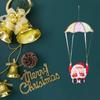 Electric Santa Claus Somersault Parachute Ornament with Music