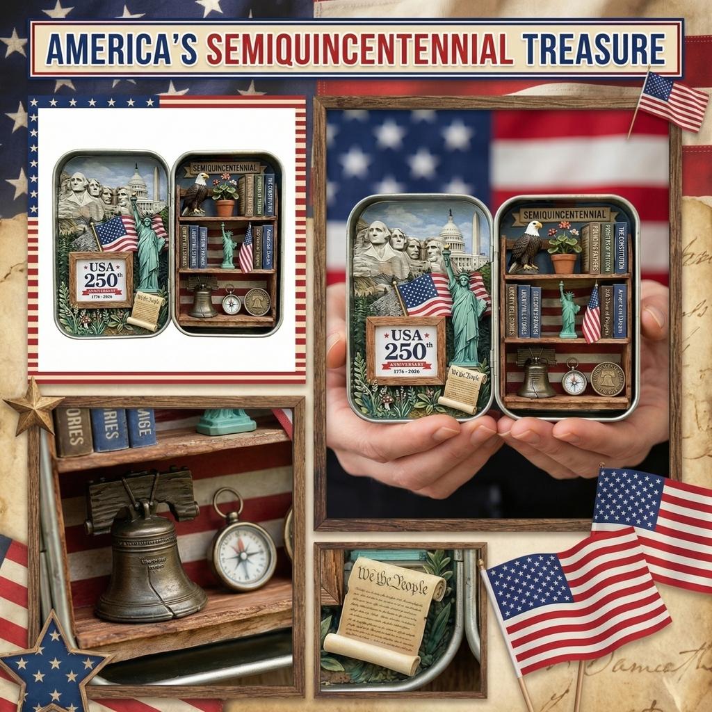 0th USA Keepsake Box – Semiquincentennial Edition (1776–2026)