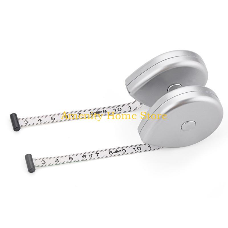 F26C BMI Measuring Tape Practical Body Mass Measuring Tape 150cm/60inch BMI Calculator for w/ Push-Button Retract Design for