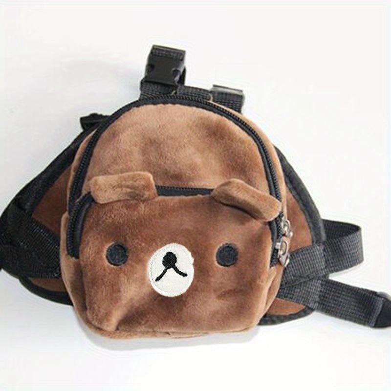 Niedlicher Haustier-Rucksack aus Nylon für kleine und mittelgroße Hunde. Praktischer, tragbarer Hunde-Snackbeutel mit großem Fassungsvermögen. Hunderucksack