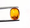 6.65 Carat Cushion Shape Beautiful Orange Sapphire Certified Sri Lanka Gemstone SN536