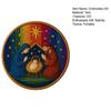 1/2 Sets DIY Nativity Embroidery Kit Adults Beginners Christmas Holy Story Stamped Cross Stitch Hand Embroidery Starter Kit DIY Enthusiasts Gift
