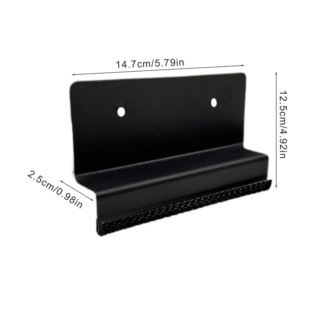 

Ручка для мусорного бака с креплением на клей или винт без ручки для мебели бесконтактный открыватель шкафа ящики шкафа тяга для края чёрный