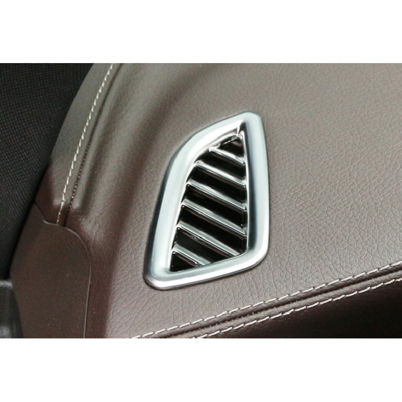 For Mercedes-Benz GLC 2016- Silver ABS Dashboard Upper Air Outlet Vent Trim