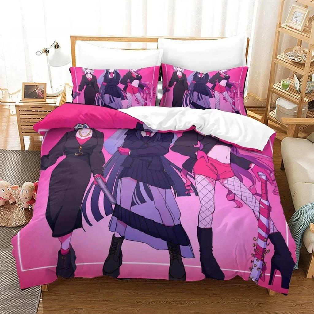 Hypnosis Mic Division Rap Battle Rhyme Anima Bedding Set Single Twin Full Queen King Size Bed Set Kid Bedroom Duvet cover Sets