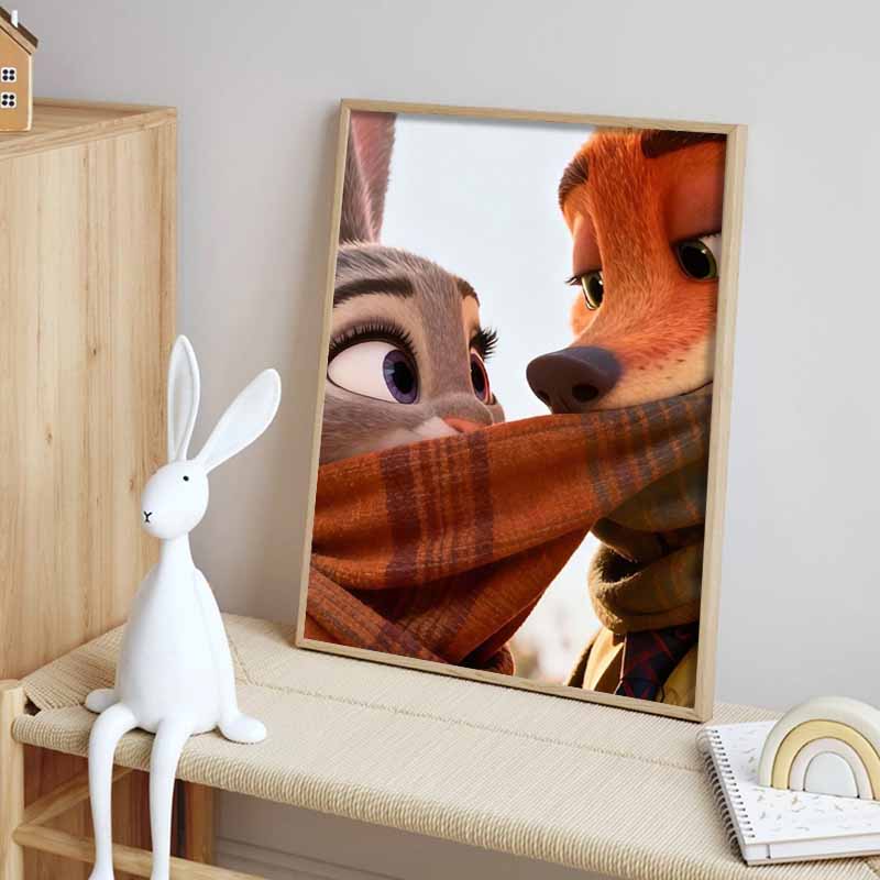 Disney Diamond Painting 5D Judy  Nick Wedding Selfie Cartoon Movie Cross Stitch Embroidery Handmade Gift Home Decor
