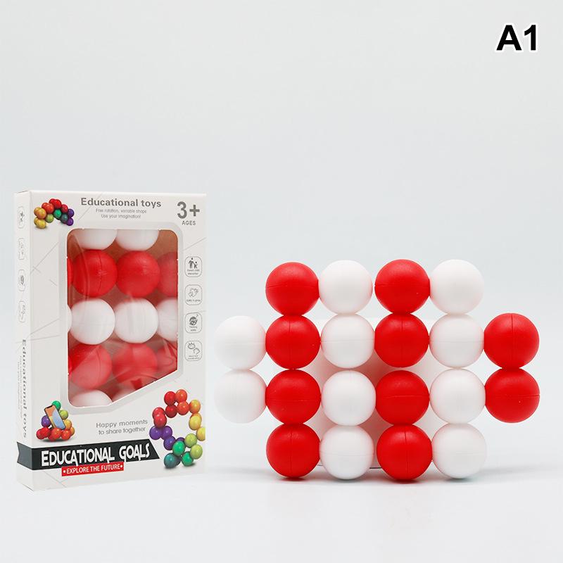 

Sensory Toys 3D Rotating Educational Balls For Stress Relief Desk Sculpture Toy Creative Learning Activities Toys For Adult Gift A1