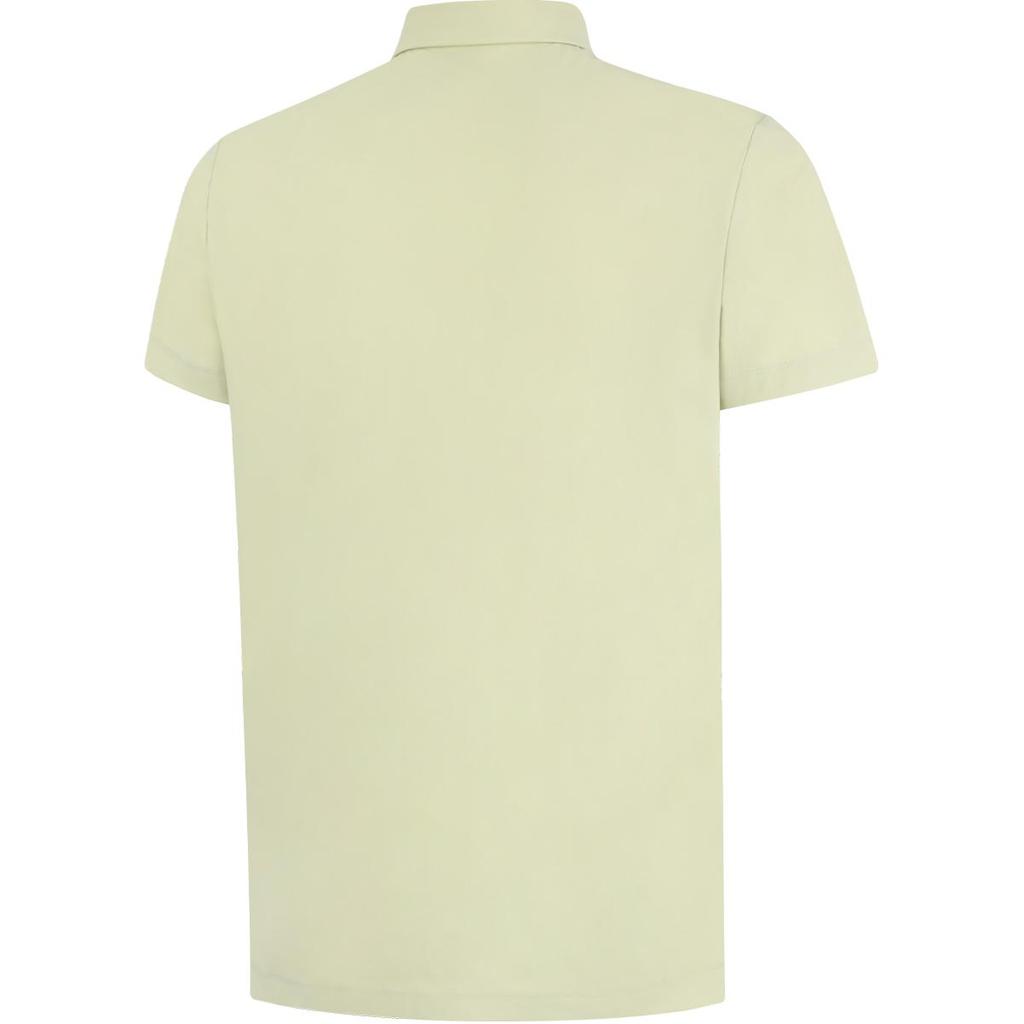 Li Ning Fitness Series Solid Color Comfortable Breathable Versatile Casual Short Sleeve Polo Shirt Men tops Ceramic-Secret APLU151-2