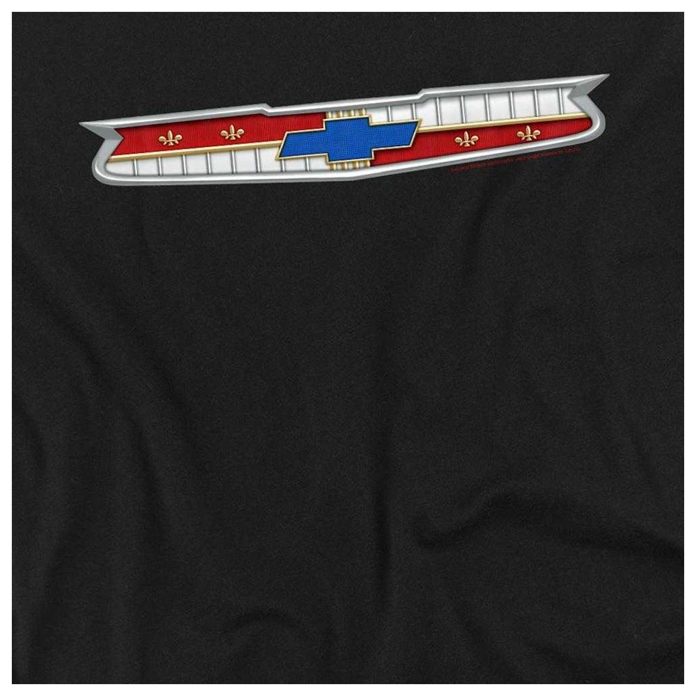 Chevrolet Unisex Adult 56 Bel Air Emblem Long-Sleeved T-Shirt