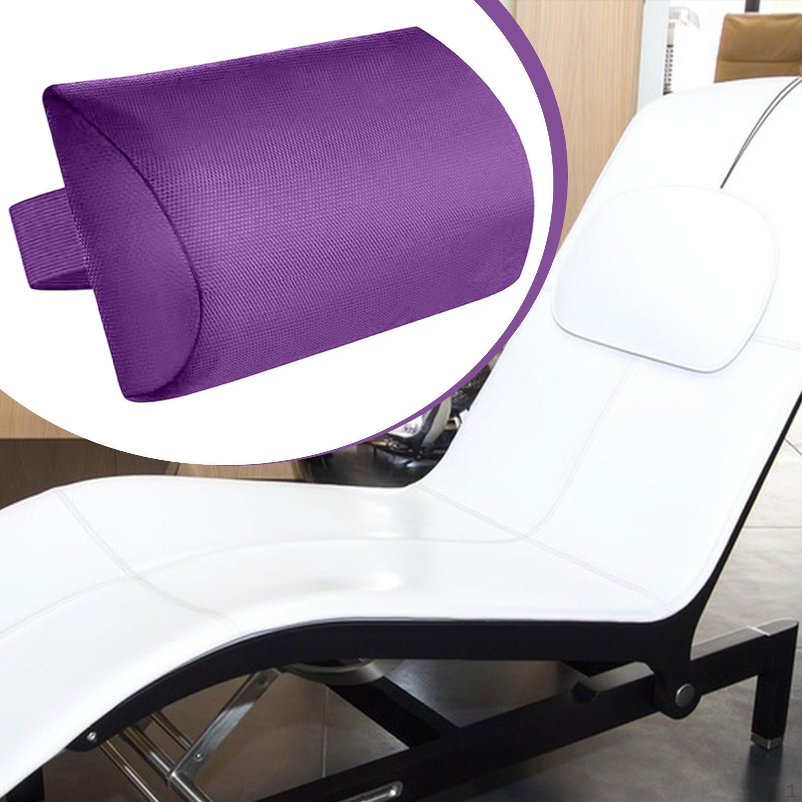 

Подушка для головы откидного кресла Подголовник Компактный шезлонг для отдыха с эластичной лентой для двора, бассейна Violet