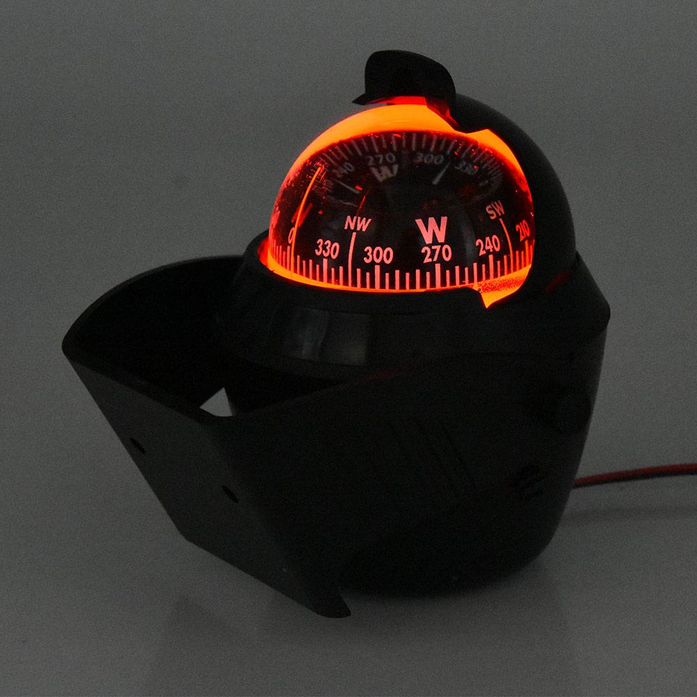 Waterproof Marine Boat Compass Pivoting Navigation Position Compass For Boat Car Yacht 12V Multi-Purpose Nautical Sea Compass