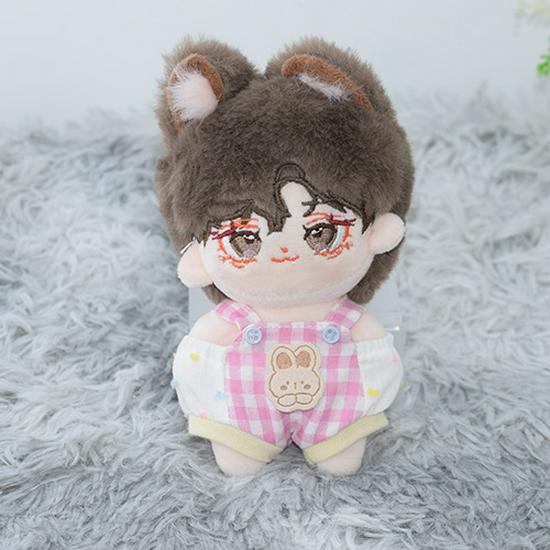 10CM Cotton Doll Overalls for Starfish Bodies and 13CM Palm Dog Pendant - Dress Up Clothes for Toys