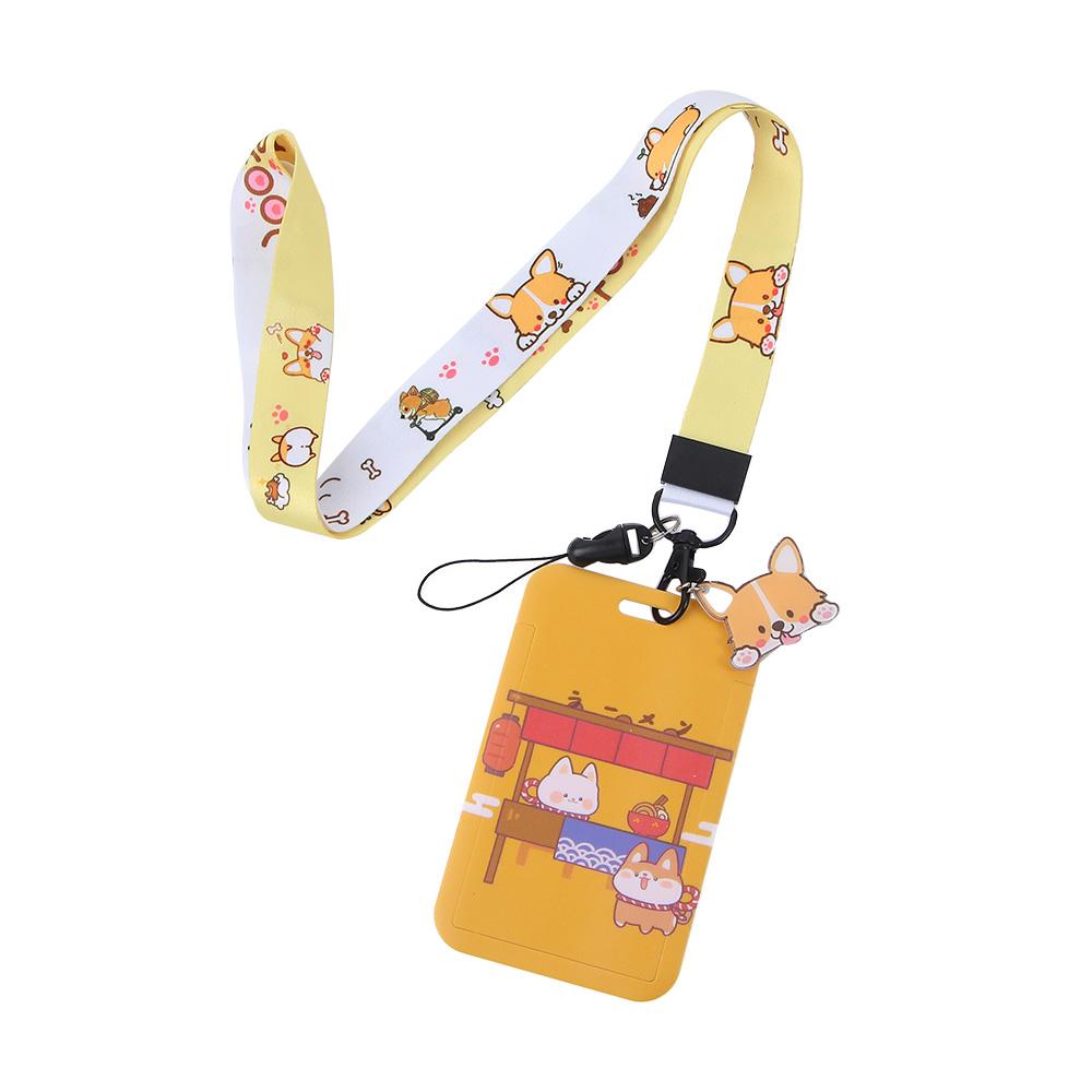 Students For Women Keychains Dog Credit ID Bus Card Storage Cover Korean Card Case Cartoon Card Holders Card Access Control
