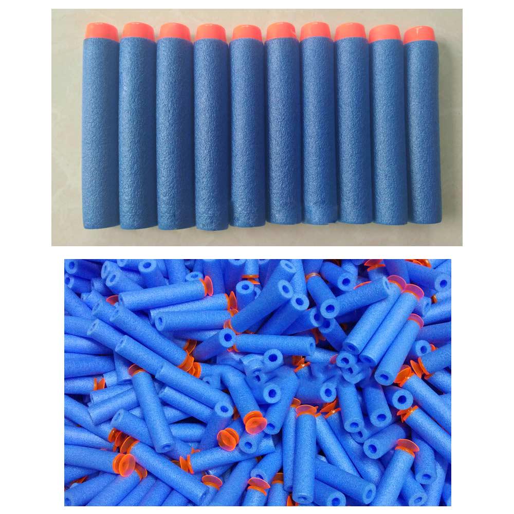 100 Stück 7,2 cm weiche Hohlloch-Kopf-Kugeln, Saugkopf-Kugel-Nachfüllung, Darts, Spielzeugpistole, Kugeln, Spielzeug