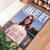 Lana Del Rey Fan Art Benutzerdefinierter Namens Teppich für Wohnzimmer Schlafzimmer Haus Sofa Dekoration Kinder Spiel Rutschfeste Fußmatte