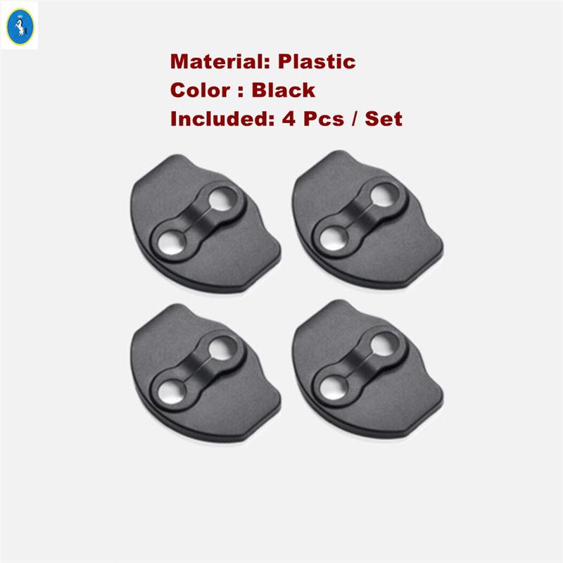 Car Door Lock Protective Cover Trim For Tesla Model Y  - 2024 Protect Door Lock Stopper Limiting Black Plastic Accessories