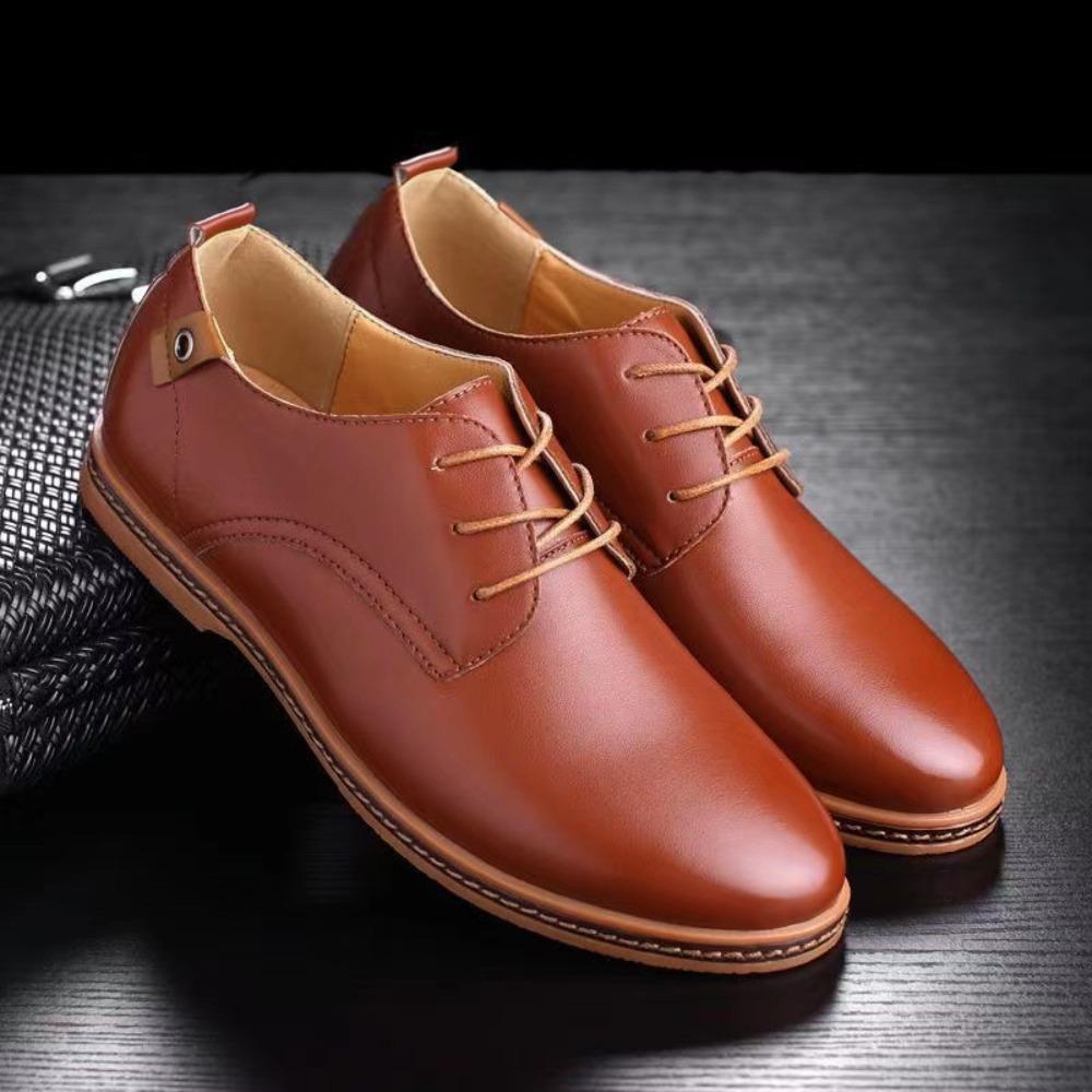 Men Luxury Brand Designer Sneakers High Quality Casual Business Leather Shoes Men Oxfords