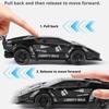 1:32 Scale Countach LBWK LP500S Car Model Toy Sound Light Pull Back Doors Opened High Simulation Cars Models Desktop Ornament