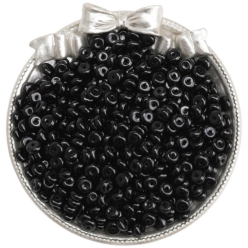 50 Stück Kristall Tschechische Glasperlen Abakus Rocailles für Ohrring Armband DIY Schmuck Handwerk Zubehör Herstellung