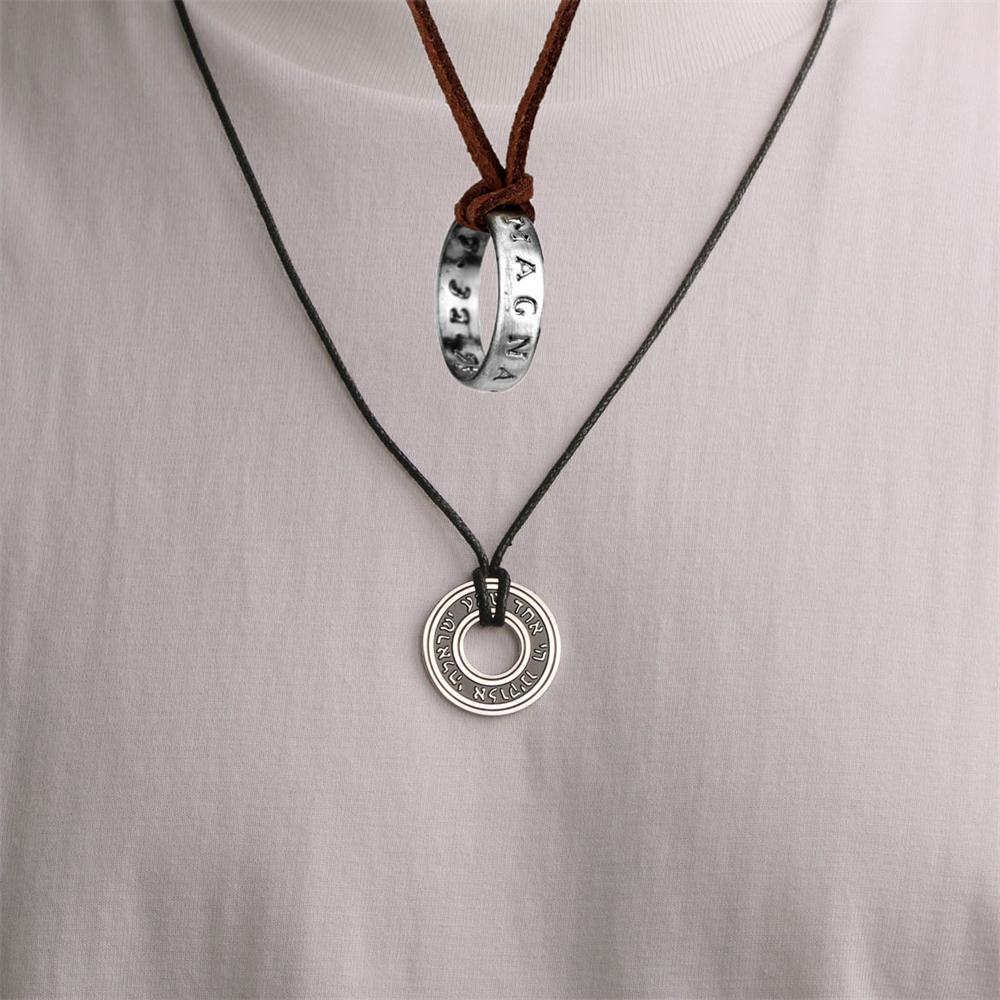 Filmová hra Uncharted 4 Náhrdelník Cosplay prsten Nathan Drake Kožený Kód Starověký Vintage přívěsek Jewelry Prop