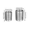 1/2 Piece Stainless Steel Cylindrical Chopstick Cutlery Storage Box Suitable For Home Kitchens, Restaurants, And Dormitories