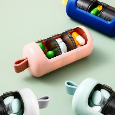 Moisture-proof Pill Storage Box Plastic Pill Case Portable Medicines Dispenser Box